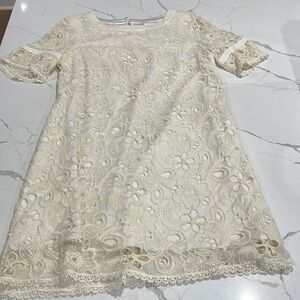 ECI Ivory Lace Dress